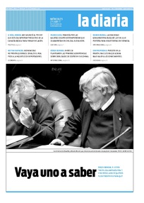 Tapa de la diaria del miércoles 27 de abril de 2011