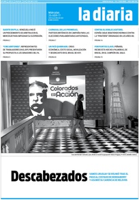 Tapa de la diaria del miércoles 26 de abril de 2017