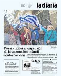 Tapa de la diaria del viernes 8 de julio de 2022