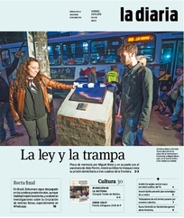 Tapa de la diaria del viernes 26 de octubre de 2018