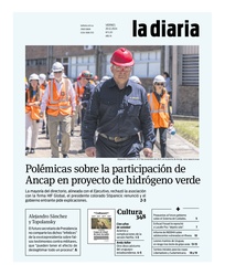 Tapa de la diaria del viernes 20 de diciembre de 2024