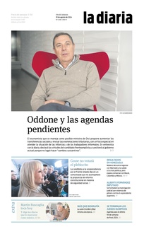 Tapa de la diaria del sábado 10 de agosto de 2024