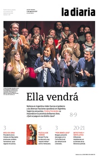Tapa de la diaria del sábado 12 de agosto de 2017
