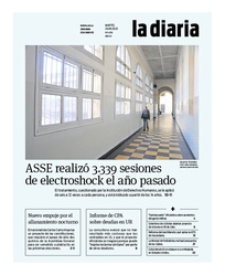 Tapa de la diaria del martes 26 de septiembre de 2023