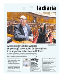 Tapa de la diaria del miércoles 3 de septiembre de 2025
