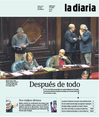Tapa de la diaria del miércoles 11 de julio de 2018