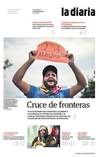 Tapa de la diaria del sábado 23 de febrero de 2019