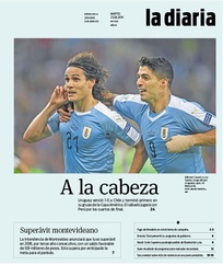 Tapa de la diaria del martes 25 de junio de 2019