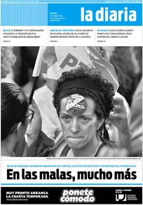 Tapa de la diaria del lunes 21 de marzo de 2016