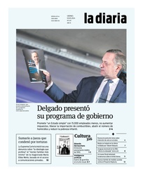 Tapa de la diaria del viernes 3 de mayo de 2024