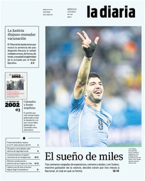 Tapa de la diaria del miércoles 27 de julio de 2022