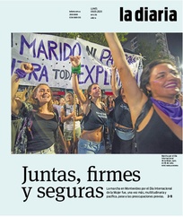 Tapa de la diaria del lunes 9 de marzo de 2020
