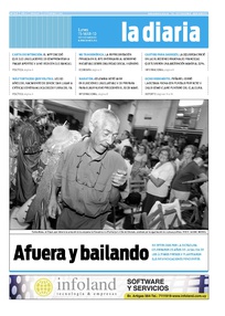 Tapa de la diaria del lunes 15 de marzo de 2010