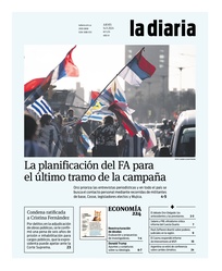 Tapa de la diaria del jueves 14 de noviembre de 2024