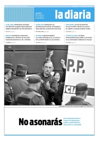 Tapa de la diaria del martes 5 de noviembre de 2013