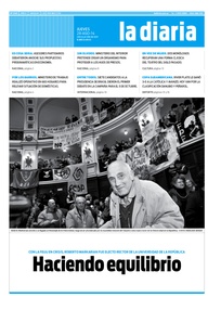 Tapa de la diaria del jueves 28 de agosto de 2014