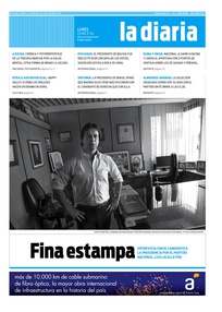 Tapa de la diaria del lunes 13 de octubre de 2014