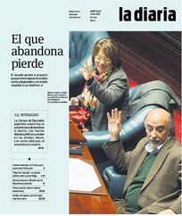 Tapa de la diaria del miércoles 13 de junio de 2018