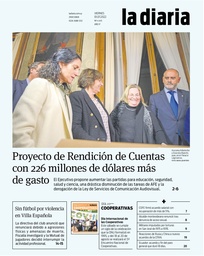 Tapa de la diaria del viernes 1 de julio de 2022