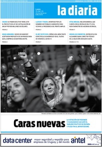 Tapa de la diaria del lunes 21 de diciembre de 2015