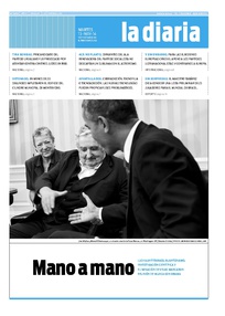 Tapa de la diaria del martes 13 de mayo de 2014