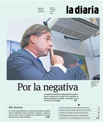 Tapa de la diaria del martes 5 de noviembre de 2019