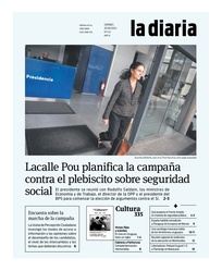 Tapa de la diaria del viernes 20 de septiembre de 2024