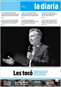 Tapa de la diaria del viernes 3 de noviembre de 2017