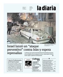 Tapa de la diaria del viernes 13 de junio de 2025