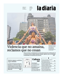 Tapa de la diaria del viernes 26 de noviembre de 2021