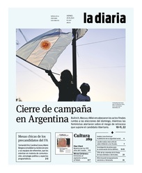 Tapa de la diaria del viernes 20 de octubre de 2023