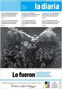 Tapa de la diaria del jueves 5 de noviembre de 2015