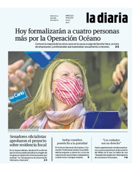 Tapa de la diaria del miércoles 19 de agosto de 2020