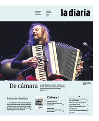 Tapa de la diaria del viernes 11 de mayo de 2018