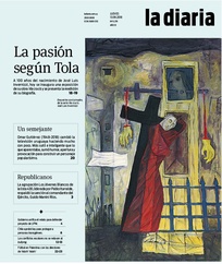 Tapa de la diaria del jueves 13 de septiembre de 2018