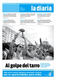 Tapa de la diaria del lunes 16 de marzo de 2015