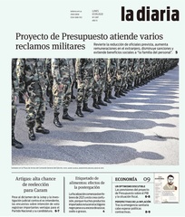 Tapa de la diaria del lunes 7 de septiembre de 2020