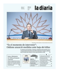 Tapa de la diaria del miércoles 28 de enero de 2026