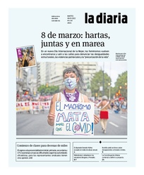 Tapa de la diaria del martes 8 de marzo de 2022