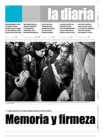 Tapa de la diaria del miércoles 28 de junio de 2006