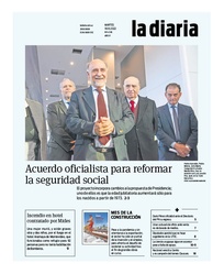 Tapa de la diaria del martes 18 de octubre de 2022