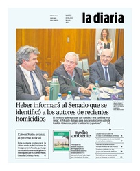 Tapa de la diaria del martes 7 de junio de 2022