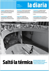 Tapa de la diaria del jueves 12 de noviembre de 2015