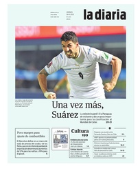 Tapa de la diaria del viernes 28 de enero de 2022