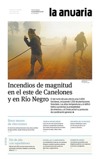 Tapa de la diaria del viernes 31 de diciembre de 2021
