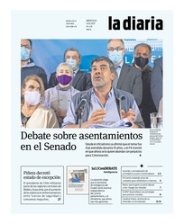 Tapa de la diaria del miércoles 13 de octubre de 2021