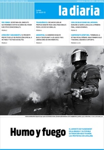 Tapa de la diaria del lunes 26 de marzo de 2018
