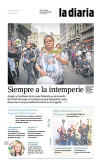Tapa de la diaria del sábado 22 de octubre de 2022