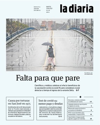Tapa de la diaria del martes 29 de junio de 2021