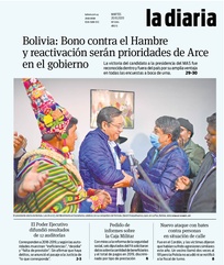 Tapa de la diaria del martes 20 de octubre de 2020